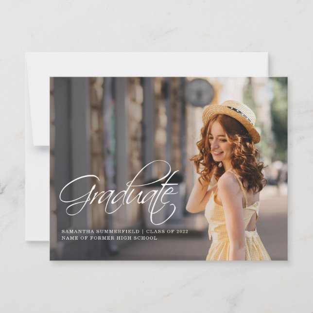 Grad Photo Graduation 2025 Announcement (Front)