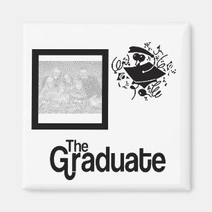 Grad Photo Magnet - U CHOOSE COLOR