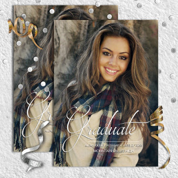 Grad Photo Party Announcements by reflections06 at Zazzle