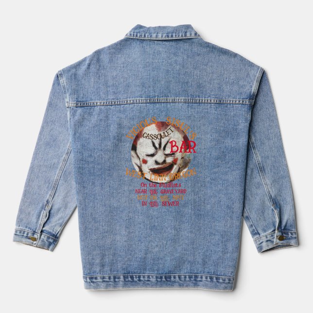 grad reunion retirement 2024 2025 2026 2027 2028  denim jacket (Back)