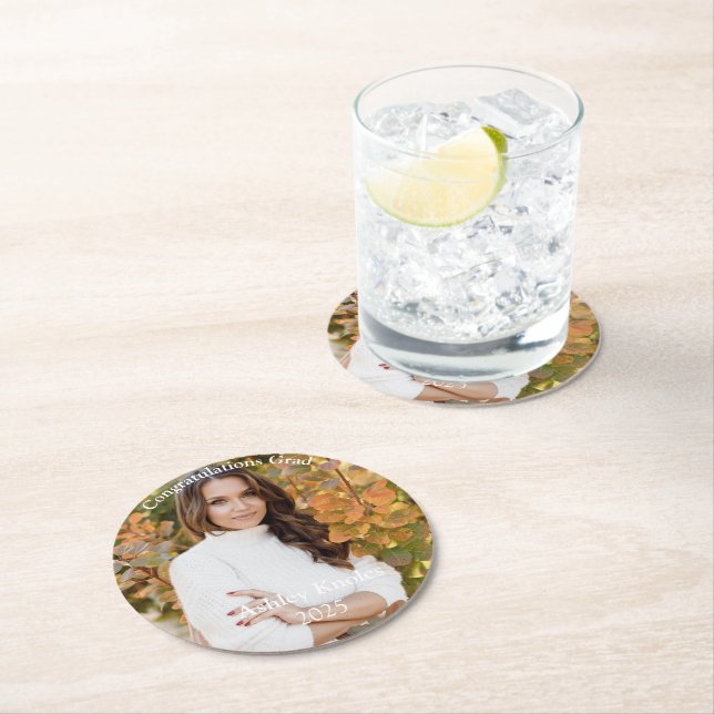 Grad  round paper coaster (Insitu)