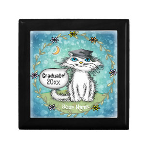 Grad Scraggles Cat  Gift Box
