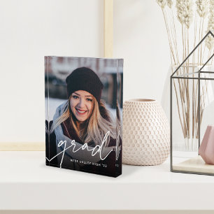 Grad Script Overlay Graduation Photo Block