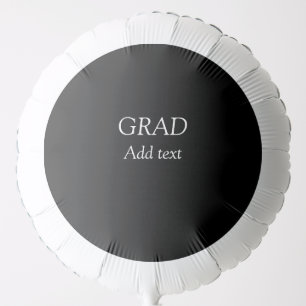 Grad simple minimal graduation elegant modern typo balloon
