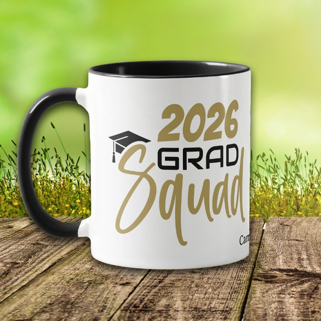Grad Squad Gold Black Mug (Creator Uploaded)