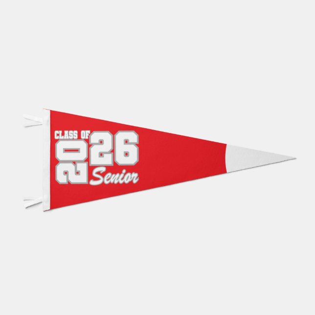 Grad Wall  Pennant Flag (Front)