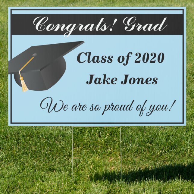 Grad Yard Sign-Large Size Sign (Insitu)