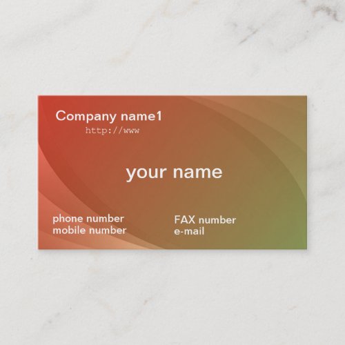 gradation business cards