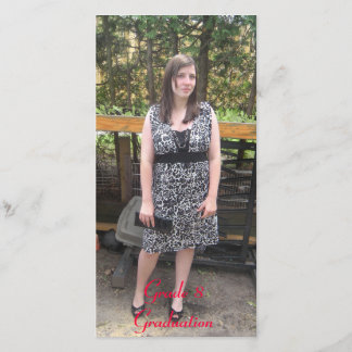 Grade 8 Graduation Designed Book Mark Announcement
