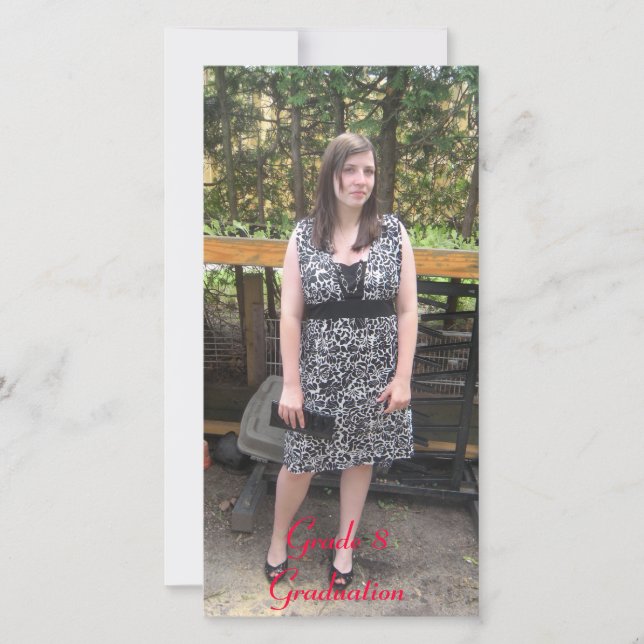 Grade 8 Graduation Designed Book Mark Announcement (Front)