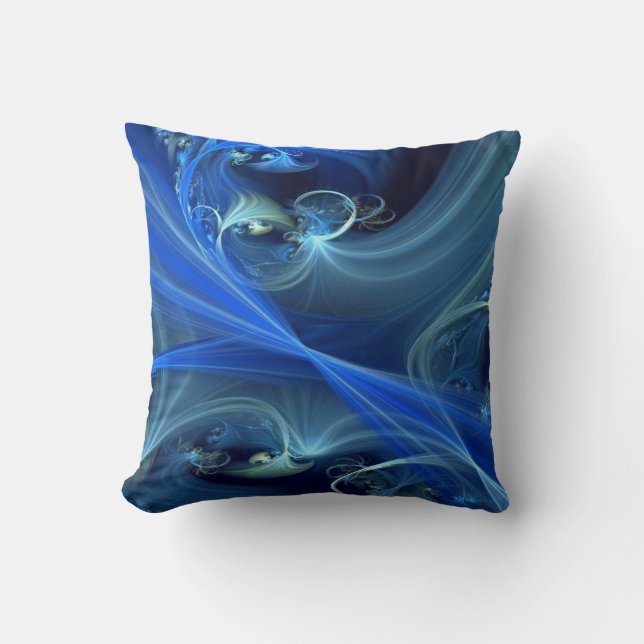 Grade A Cotton Throw Pillow/Abstract Pillow (Front)