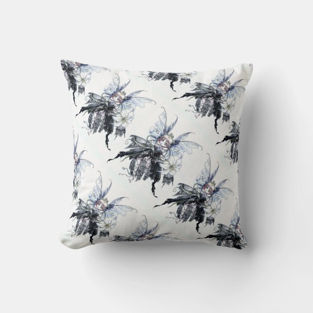 Grade A Cotton Throw Pillow/Fairy Pillow (Front)