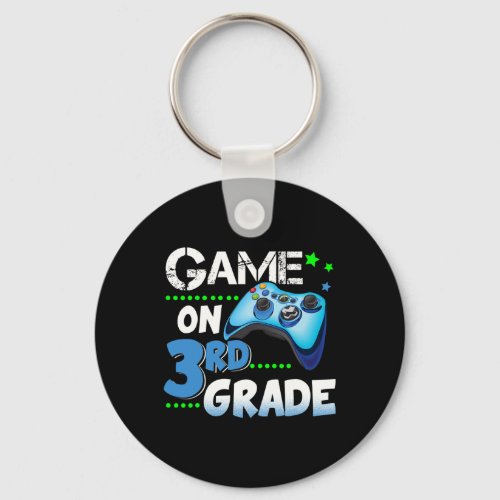 Grade Fun Game On 3rd Grade Gift  Keychain