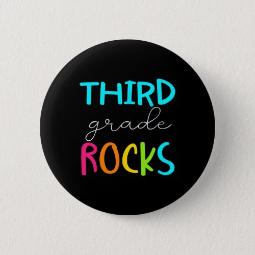 Grade Rocks Team 3rd Grade Teacher  Button