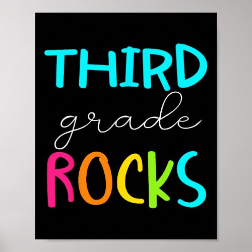 Grade Rocks Team 3rd Grade Teacher  Poster