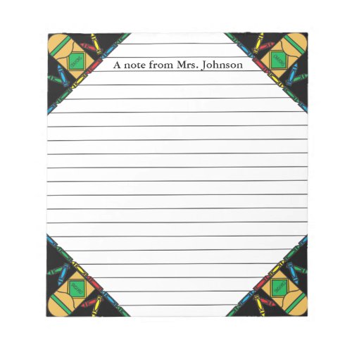 Grade School Teachers Notepad