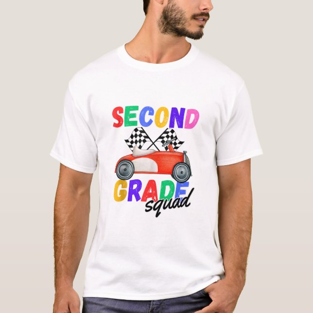 Grade Squad Second Teacher T-Shirt (Front)