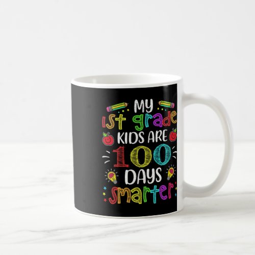 Grade Teacher 100 Days Smarter 100th Day Of School Coffee Mug