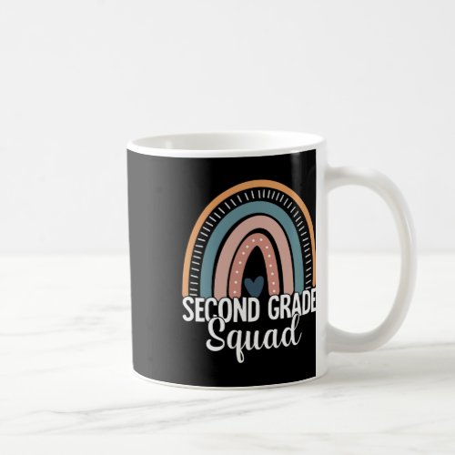 Grade Teachers Rainbow Back To School 2nd Grade Sq Coffee Mug