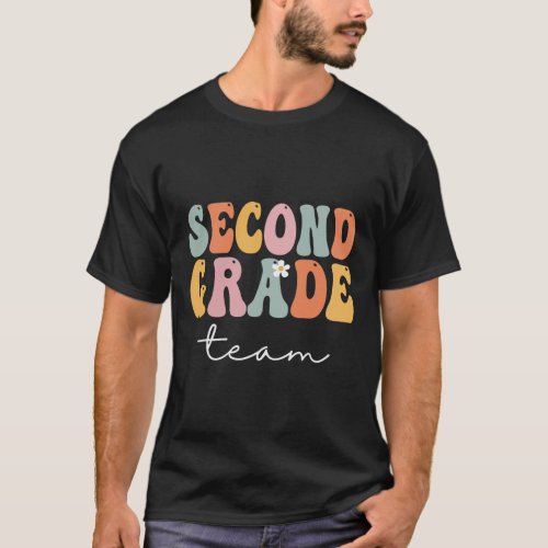 Grade Team Retro Groovy Vintage First Day Of Schoo T_Shirt