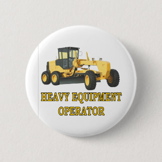 GRADER PINBACK BUTTON
