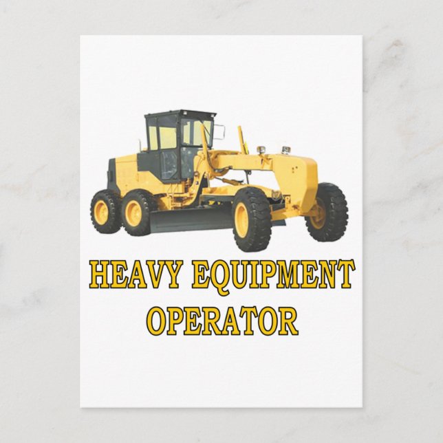 GRADER POSTCARD (Front)