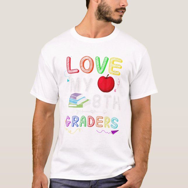 Graders Tee Funny 8th (Front)