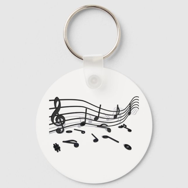 grades, music keychain (Front)