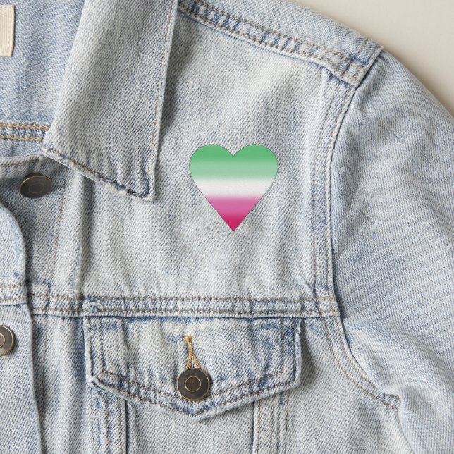 gradient Abrosexual Pride Flag Patch (On Jacket)