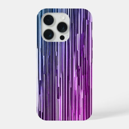 Gradient abstract lines  iPhone 15 pro case