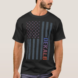 Gradient American Flag DeKalb T-Shirt