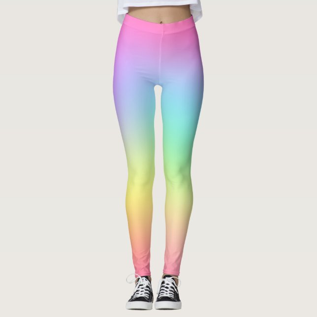Gradient and colorful leggings (Front)