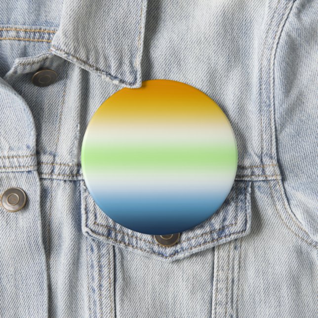  Gradient AroAce Agender Pride Button (In Situ)
