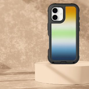 Gradient AroAce Agender Pride iPhone 16 Case
