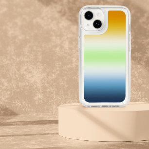  Gradient AroAce Agender Pride Speck iPhone 14 Case