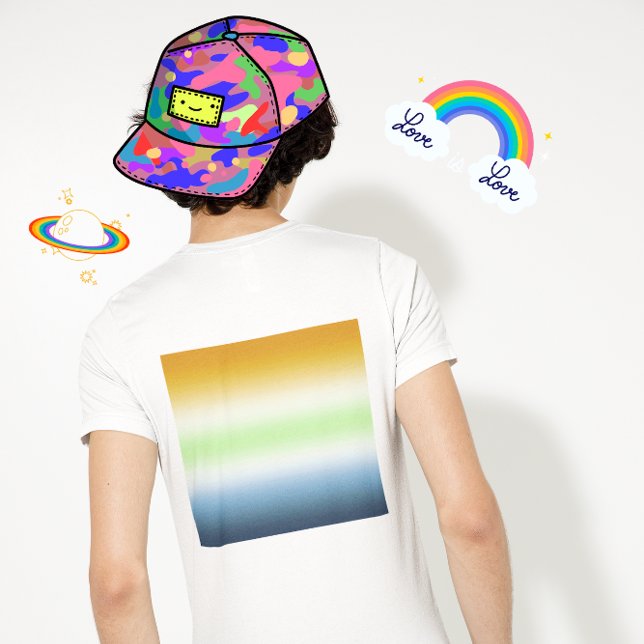 Gradient AroAce Agender Pride T-Shirt (Creator Uploaded)