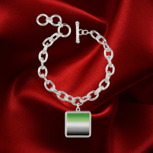 Gradient Aromantic Flag – Colorful Aromantic Pride Bracelet