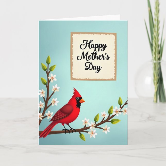 Gradient Avian Celebration Card (Front)