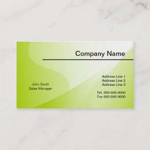 Gradient Background Templates Business Card