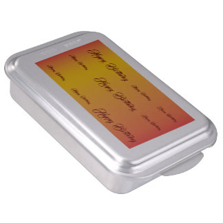 Gradient Birthday Celebration  Cake Pan