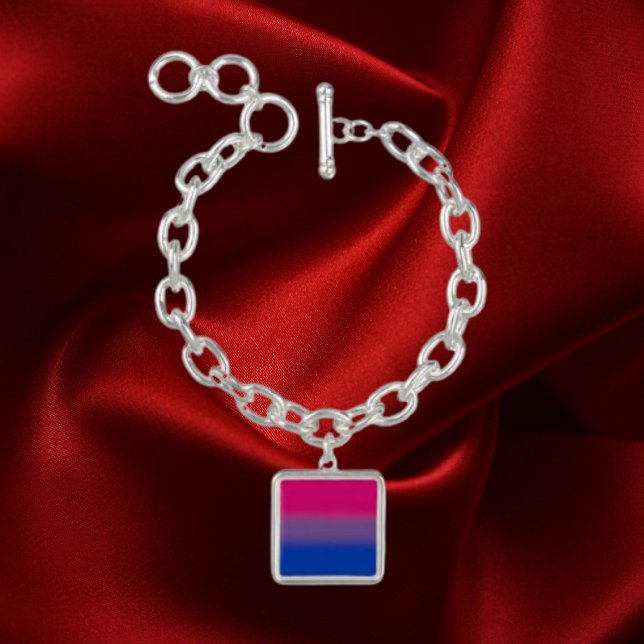 Gradient Bisexual Pride Flag – Colorful Bi Flag Bracelet (Creator Uploaded)