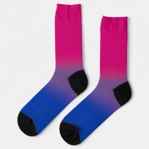 Gradient Bisexual Pride Flag Socks