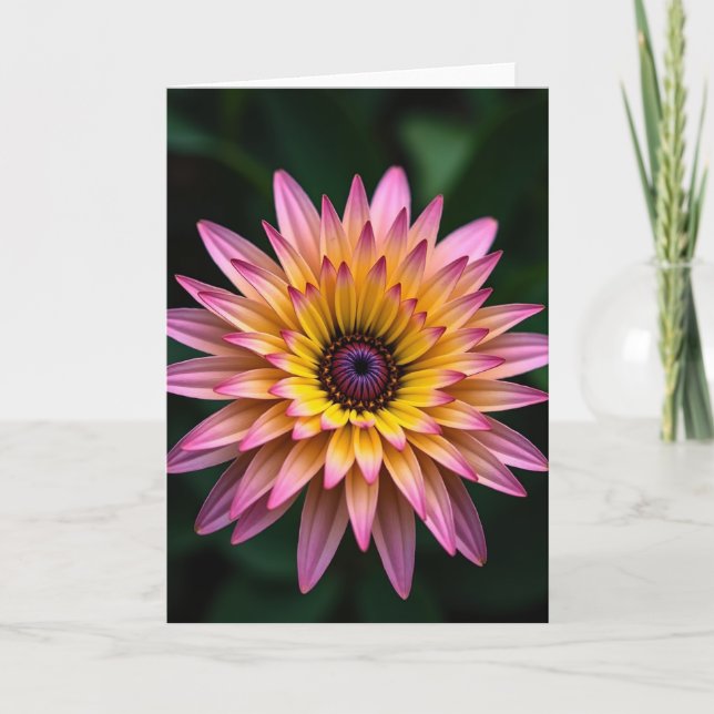 Gradient Bloom Pattern Card (Front)