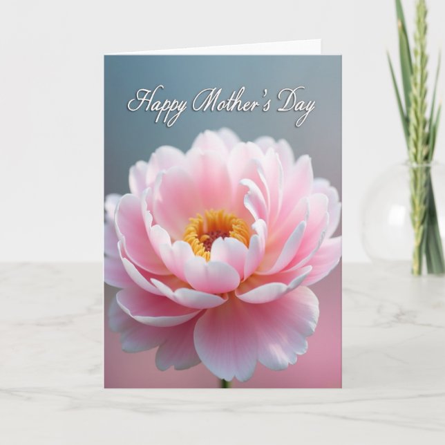 Gradient Blossom Mothers Day Card (Front)