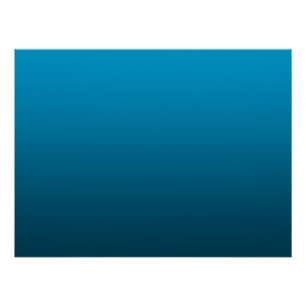 Gradient Blue - deep to light Mood Background Poster