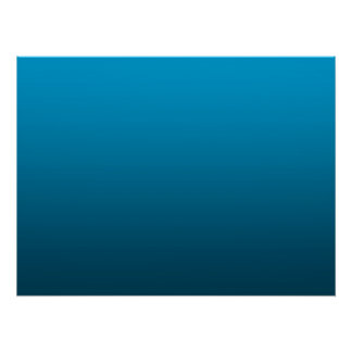 Gradient Blue - deep to light | Mood Background | Poster