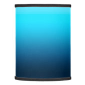 Gradient blue ombre lamp shade (Left)