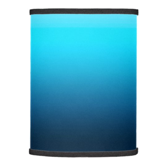 Gradient blue ombre lamp shade (Right)