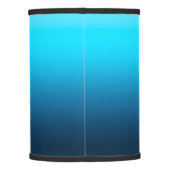 Gradient blue ombre lamp shade (Back)