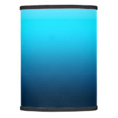 Gradient blue ombre lamp shade (Front)